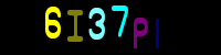 Blue Captcha Image