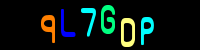 Blue Captcha Image
