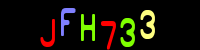 Blue Captcha Image