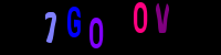 Blue Captcha Image