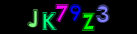 Blue Captcha Image