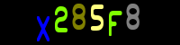 Blue Captcha Image