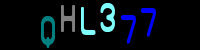 Blue Captcha Image