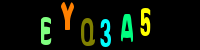 Blue Captcha Image