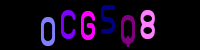 Blue Captcha Image
