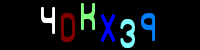 Blue Captcha Image
