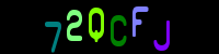 Blue Captcha Image