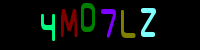Blue Captcha Image