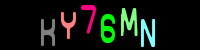 Blue Captcha Image