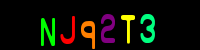 Blue Captcha Image