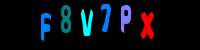 Blue Captcha Image