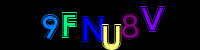Blue Captcha Image