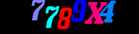 Blue Captcha Image