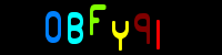 Blue Captcha Image