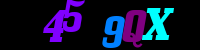 Blue Captcha Image