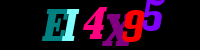 Blue Captcha Image
