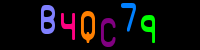 Blue Captcha Image