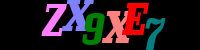 Blue Captcha Image