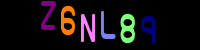 Blue Captcha Image
