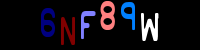 Blue Captcha Image