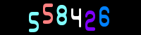 Blue Captcha Image