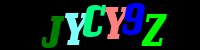 Blue Captcha Image