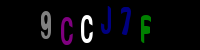Blue Captcha Image