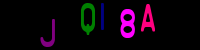 Blue Captcha Image