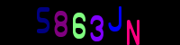 Blue Captcha Image