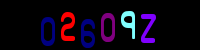 Blue Captcha Image