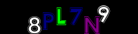 Blue Captcha Image