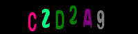 Blue Captcha Image