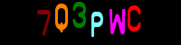 Blue Captcha Image