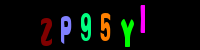 Blue Captcha Image