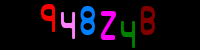 Blue Captcha Image