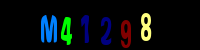 Blue Captcha Image
