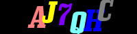 Blue Captcha Image