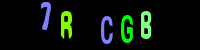 Blue Captcha Image