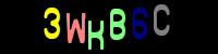 Blue Captcha Image