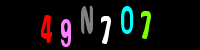Blue Captcha Image