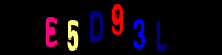 Blue Captcha Image