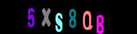 Blue Captcha Image