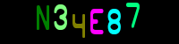 Blue Captcha Image