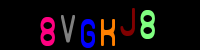 Blue Captcha Image