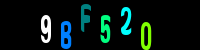 Blue Captcha Image
