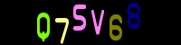 Blue Captcha Image