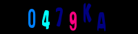 Blue Captcha Image