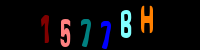 Blue Captcha Image