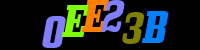 Blue Captcha Image