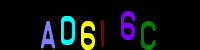 Blue Captcha Image